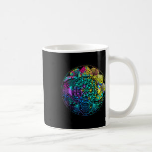 Taza De Café Arte Prana Yoga Mandala Geometría de Energía Sagra