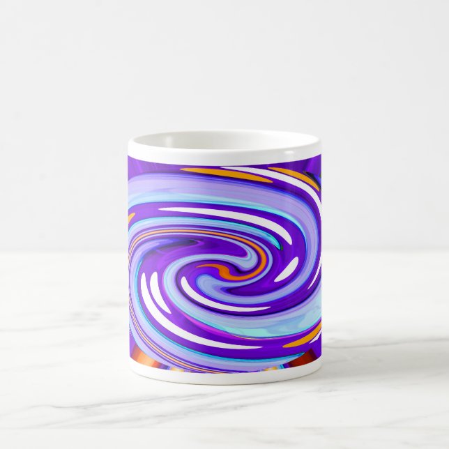 Taza De Café Arte púrpura (Centro)