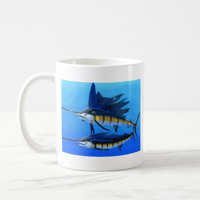 Taza De Café Arte que gana de B. rey - grado 9 (Izquierda)