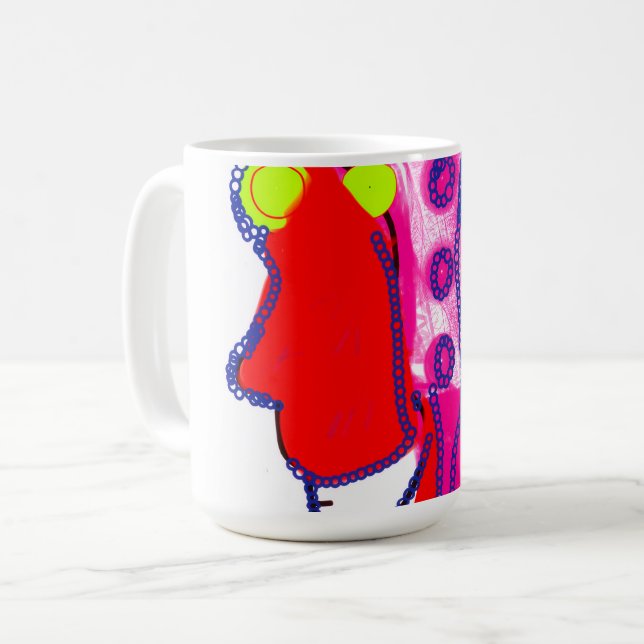 Taza De Café Arte Regio Abstracto  (Anverso izquierdo)