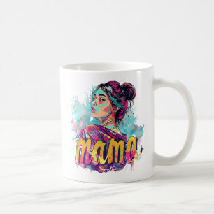 Taza De Café Arte Retro Mama Pop Personalizado (13)