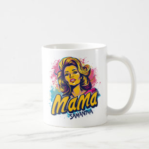 Taza De Café Arte Retro Mama Pop Personalizado (14)