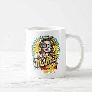 Taza De Café Arte Retro Mama Pop Personalizado (17)