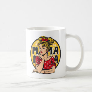 Taza De Café Arte Retro Mama Pop Personalizado (4)