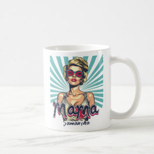 Taza De Café Arte Retro Mama Pop Personalizado (7)