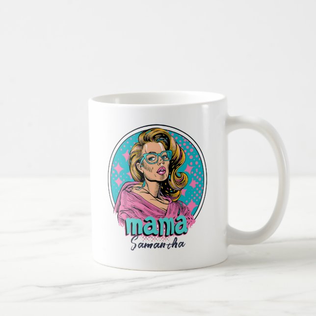 Taza De Café Arte Retro Mama Pop Personalizado (8) (Derecha)