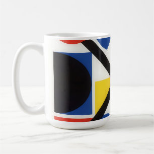 Taza De Café Arte Suprematista Bauhaus Geométrico Audaz