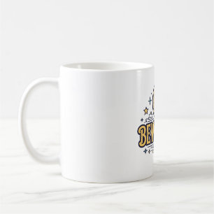 Taza De Café Arte tipográfico retro de Halloween embrujado
