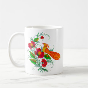 Taza De Café arte tradicional ucraniano de Petrikivka