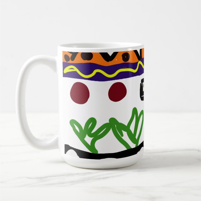 Taza De Café Arte trasero de león (Izquierda)