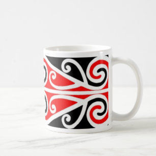 Taza De Café arte tribal de los diseños maoríes para usted