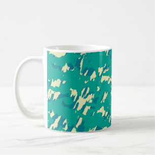 Taza De Café Arte vintage de color negro sin foco. Vivid Repeti