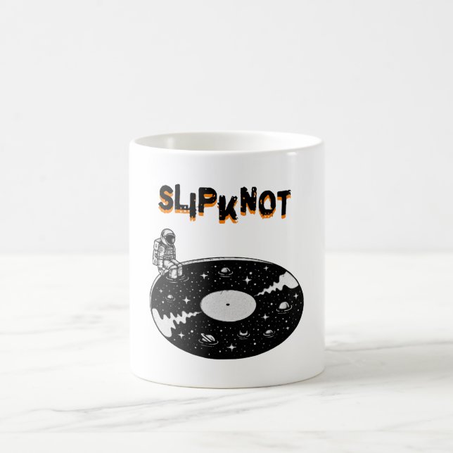 Taza De Café arte visual de slipknot (Centro)