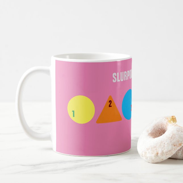 TAZA DE CAFÉ ARTE Y DISEÑO MUG (Con donut)