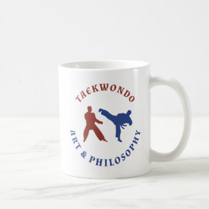 Taza De Café Arte y filosofía de Taekwondo