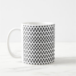 Taza De Café arte zigzag de mudcloth