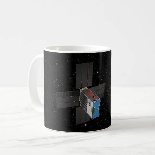 Taza De Café Artemis BioSentinel CubeSat (Anverso izquierdo)