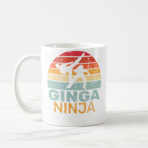 Taza De Café Artes Marciales Brasileñas Ginga Ninja Hombres Gin