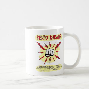 Taza De Café Artes marciales de autodefensa de Kenpo Karate