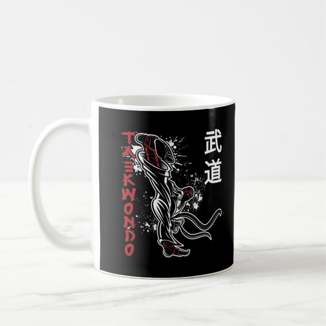 Taza De Café Artes marciales de Taekwondo (Izquierda)