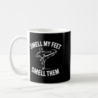 Taza De Café Artes Marciales Divertidas de Taekwondo Huele Mis