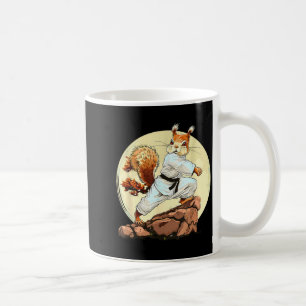 Taza De Café Artes Marciales Judo Ardilla Karate MMA Taekwondo