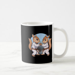 Taza De Café Artes Marciales Judo Ardilla Taekwondo Kung Fu