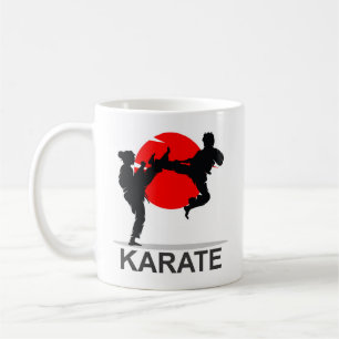 Taza De Café Artes marciales karate luchan o esparcen