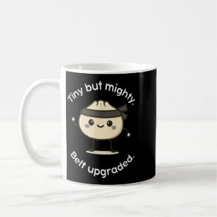 Taza De Café Artes Marciales Kawaii Cinturón Azul Karate De Dum