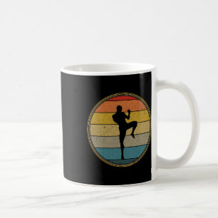 Taza De Café Artes Marciales Mixtas Mma Retro Vintage Kickboxin