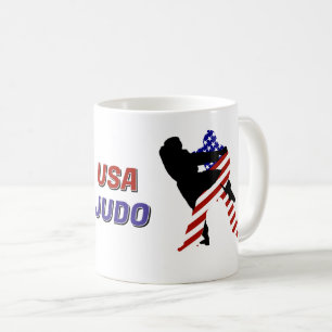 Taza De Café Artes Marciales Patrióticas de EE. UU. / Judo