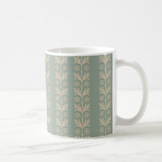Taza De Café Artes oprimidas y artesanías franja floral