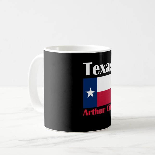 Taza De Café Arthur City TX (Anverso izquierdo)