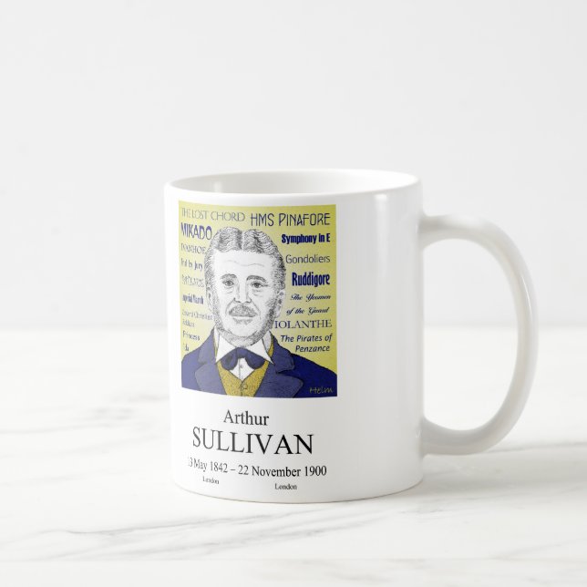 Taza De Café Arthur Sullivan (Derecha)