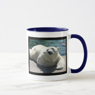 Taza de café ártica del oso polar