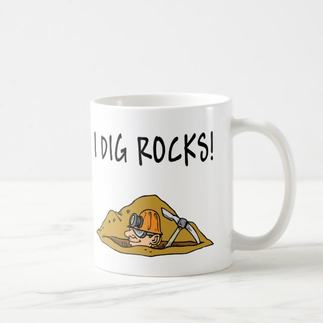 Taza De Café Artículo del regalo de Rockhound (Derecha)