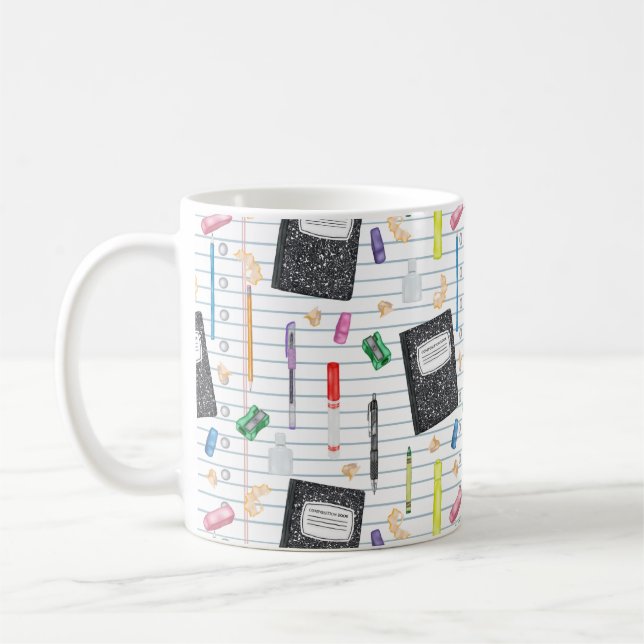 Taza De Café Artículos de escritura - Colección de café Mug (Izquierda)