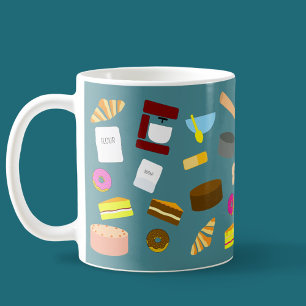 Taza De Café Artículos De Panadería Y Utensilios De Repostería