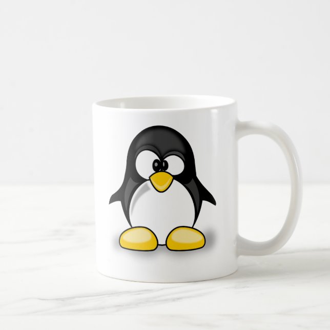 Taza De Café Artículos del pingüino (Derecha)