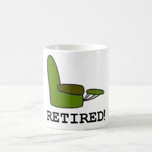 Taza De Café Artículos jubilados