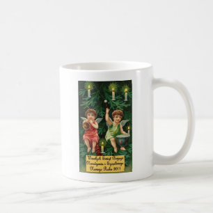 TAZA DE CAFÉ ARTÍCULOS POLACOS WESOLYCH SWIAT DEL NAVIDAD
