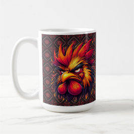 Taza De Café "Artie Angry Rooster" B Mug