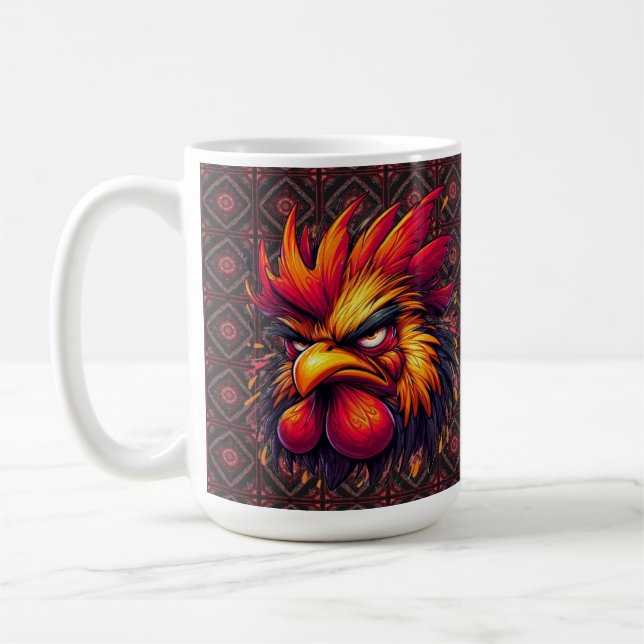 Taza De Café "Artie Angry Rooster" B Mug (Izquierda)