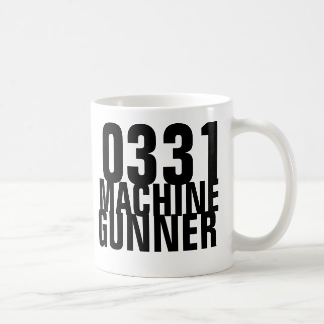 Taza De Café Artillero de máquina 0331 (Derecha)
