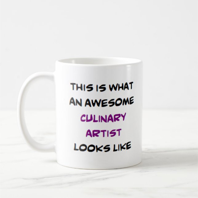 Taza De Café artista culinario, impresionante (Izquierda)