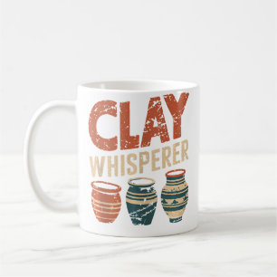 Taza De Café Artista de cerámica de alfarería susurrador de arc