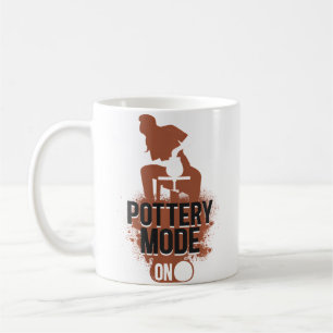 Taza De Café Artista de cerámica en modo alfarería