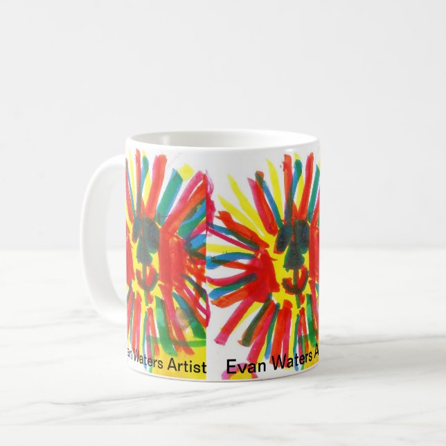 Taza De Café Artista de Evan Waters (Anverso izquierdo)
