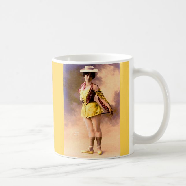 Taza De Café artista de la discoteca circa 1890 Vera (Derecha)