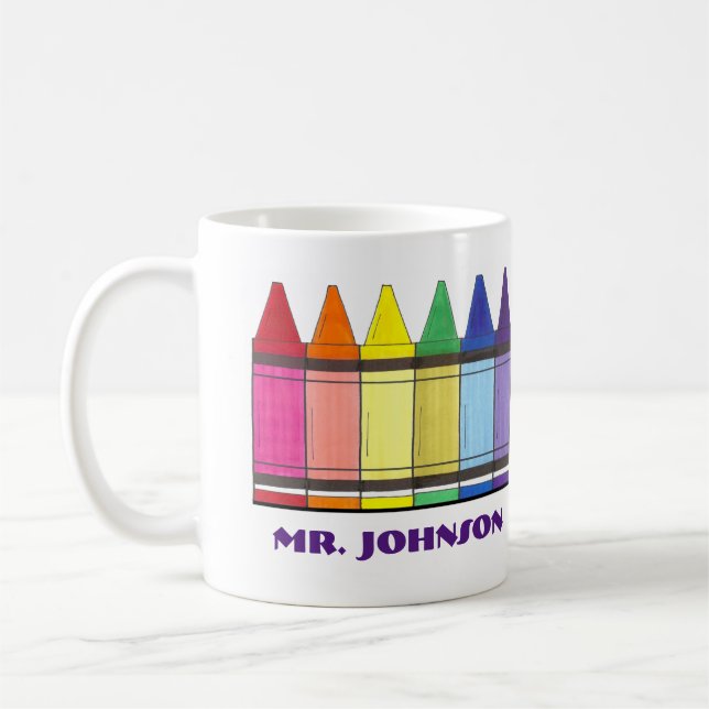 Taza De Café Artista de maestros de arte de los Crayones de Arc (Izquierda)